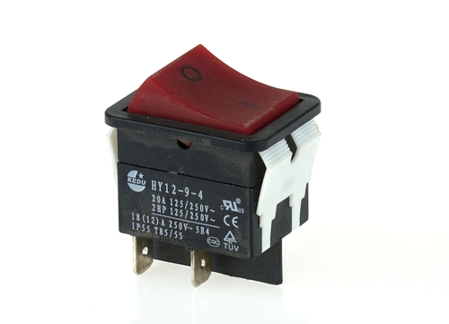 Włącznik 0-1 HY12-9-4 20A 250V 6