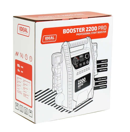 Akumulator do wspomagania rozruchu samochodów BOOSTER 2200 PRO 11