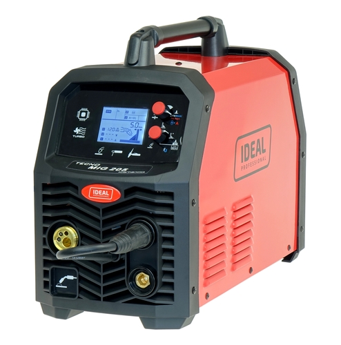 TECNO MIG 205 LCD MIG/TIG/MMA SYNERGIC 9