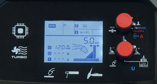 TECNO MIG 205 LCD MIG/TIG/MMA SYNERGIC 11