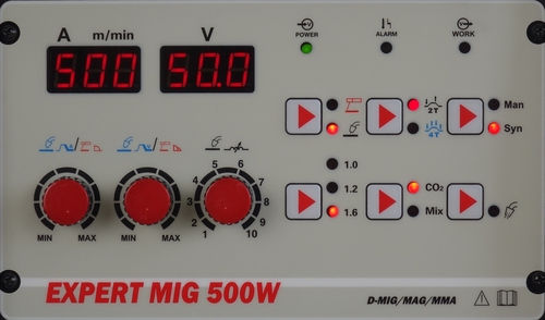 EXPERT MIG 500W SYNERGIC + podajnik 10