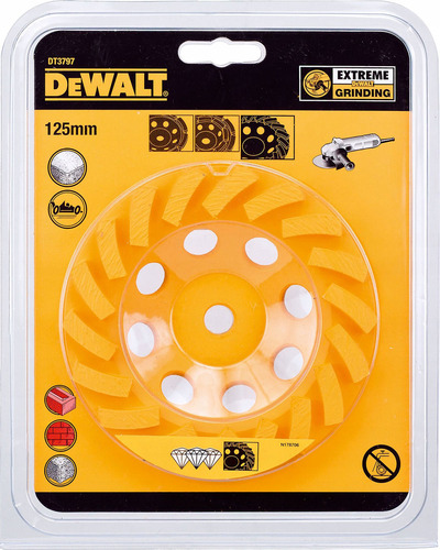 Tarcza diamentowa garnkowa 125x22,23 beton DeWALT DT3797 2