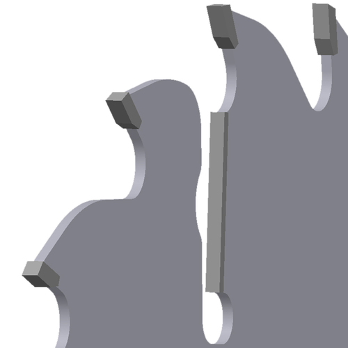 Piła HM MULTIX PRO Standard 0250x70x3,2/2,0/18+2z GM 4(20x6) do cięcia drewna suchego i świeżego w układzie wielopił GLOBUS 11