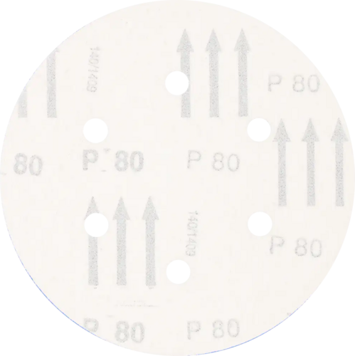 Krążek ścierny na rzep uniwersalny korund KSS 150mm P80 6 otw. Pferd 45017108 2