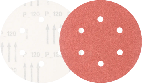 Krążek ścierny na rzep uniwersalny korund KSS 150mm P120 6 otw. Pferd 45017112 3