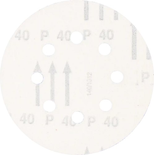 Krążek ścierny na rzep uniwersalny korund KSS 125mm P40 8 otw. Pferd 45017004 2