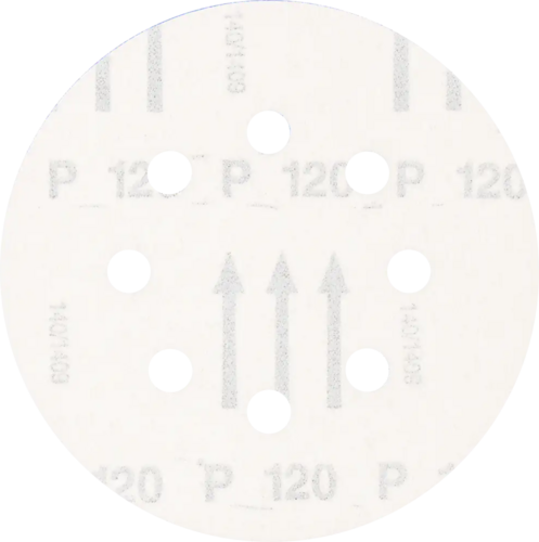 Krążek ścierny na rzep uniwersalny korund KSS 125mm P120 8 otw. Pferd 45017012 2