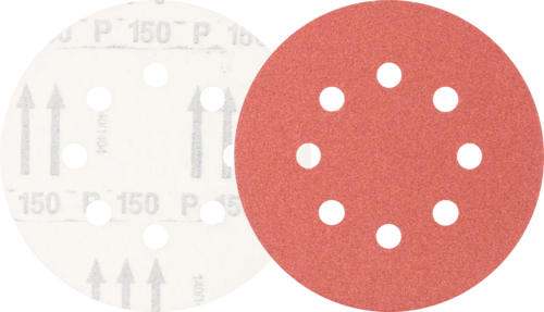 Krążek ścierny na rzep uniwersalny korund KSS 125mm P150 8 otw. Pferd 45017015 3