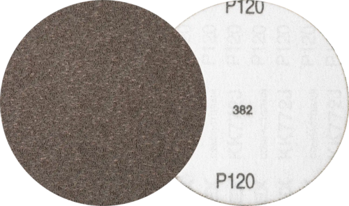 Krążek ścierny na rzep ziarno kompaktowe KR 125mm P120 b/otw. Pferd 42870104 3