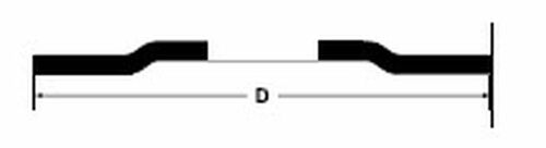 Krążek fibrowy do metalu 125x22mm P36 wypukły okrągły AbraBETA 001472136 2