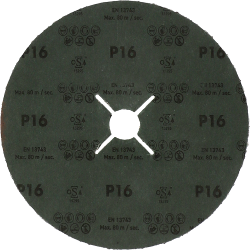 Krążek fibrowy do metalu Bronze TKF 100 180x22mm P16 promienisty Atlas 78072755152 2