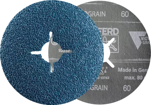 Krążek fibrowy do metalu VICTOGRAIN 115x22mm P60 promienisty Pferd 64279021 3