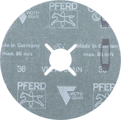 Krążek fibrowy do metalu VICTOGRAIN 125x22mm P36 promienisty Pferd 64279013 2
