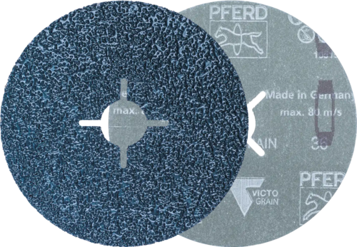 Krążek fibrowy do metalu VICTOGRAIN 125x22mm P36 promienisty Pferd 64279013 3