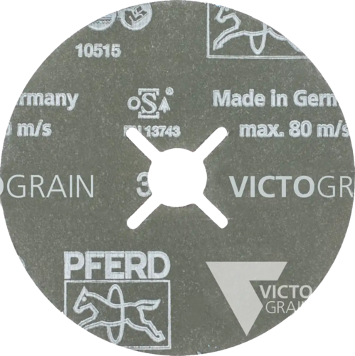 Krążek fibrowy do metalu VICTOGRAIN-COOL 100x16mm P36 promienisty Pferd 64279001 2