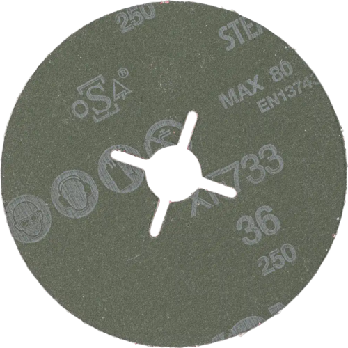 Krążek fibrowy do aluminium CO-ALU 100x16mm P36 promienisty Pferd 64281036 2