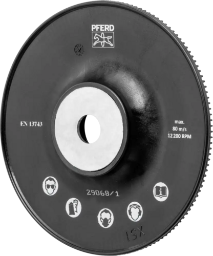 Talerz wsporczy z nakrętką mocującą H-GT 125mm M14 do szlifierki kątowej Pferd 44890090 2