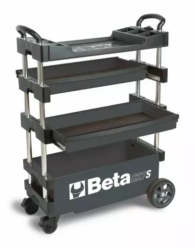 Wózek narzędziowy, ze składanymi kolumnami dla łatwego transportu + 100 narzędzi BETA 8