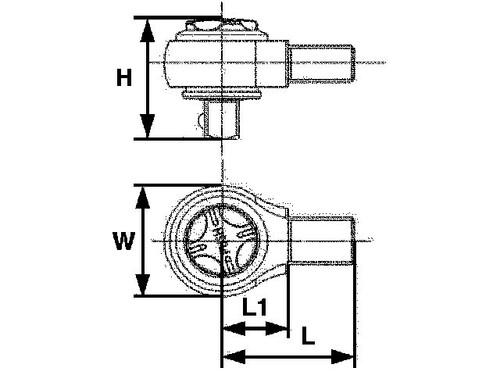 Głowica wymienna 3/4" do kluczy dynamometrycznych z gniazdem 14x18 mm Teng Tools 186280301 3