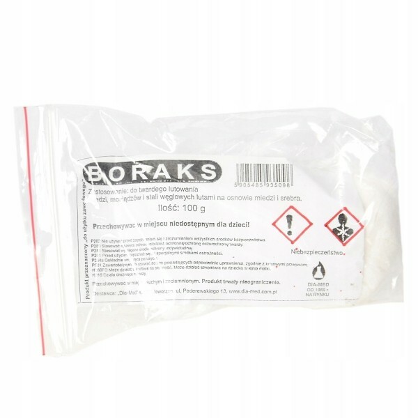 Boraks 100g Proszek do spawania mosiądzu