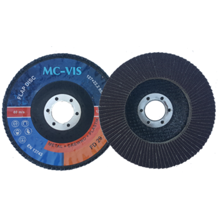 Lamelka tarcza listkowa 125 gr.100 metal MC-VIS FD29 11507 1 szt