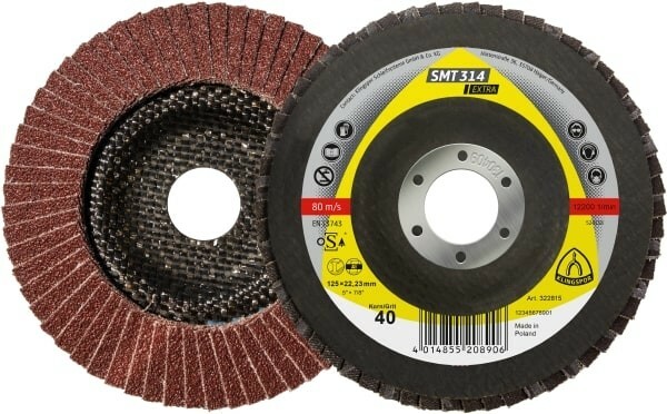 Lamelka tarcza listkowa 125 gr.120 metal Klingspor SMT 314 322819 1
