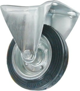 Koło d-100 stałe metalowo-gumowe 13/12