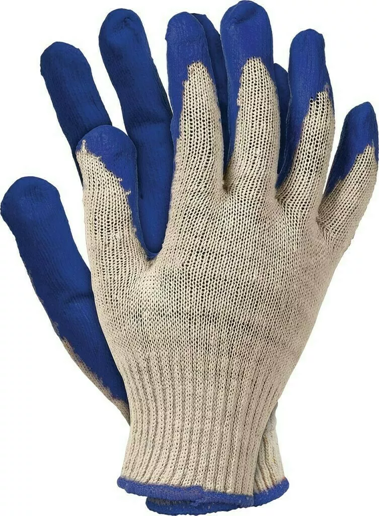 Rękawice robocze, powlekane, niebieskie, "Wampirki" R.450N