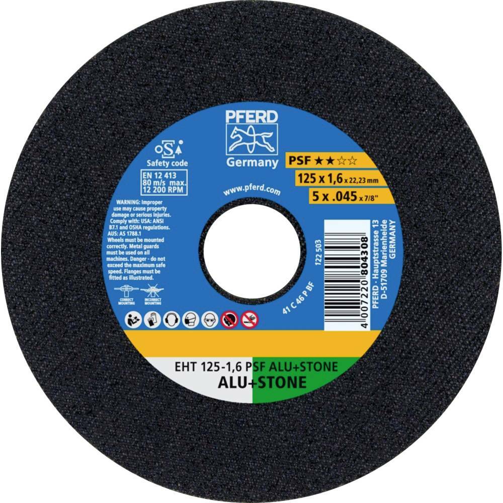 Tarcza 125x1.6x22 aluminium Pferd PSF ALU+STONE 61819021 25 szt