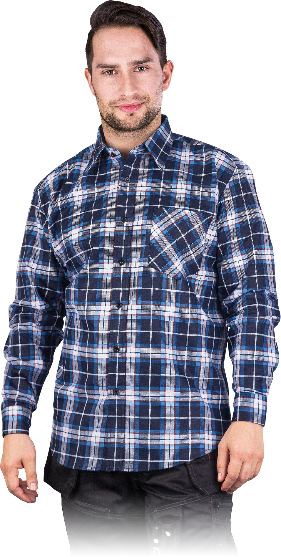 Koszula flanelowa w kratę KF-GPM