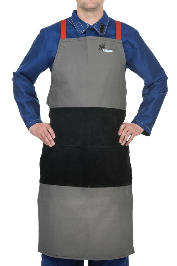 Fartuch spawalniczy trudnopalna bawełna Arc Knight 38-4442 60x107cm