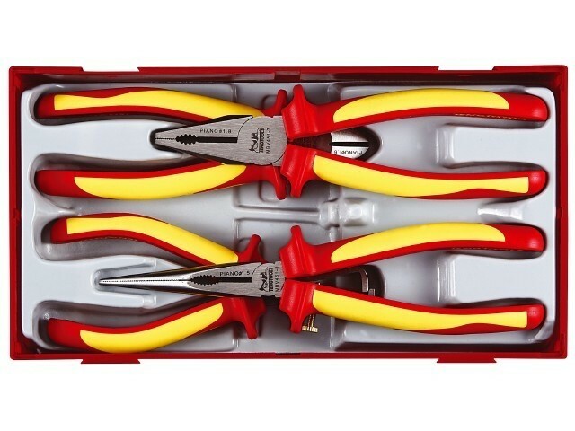 4-elementowy zestaw szczypiec 1000V Teng Tools TTV440
