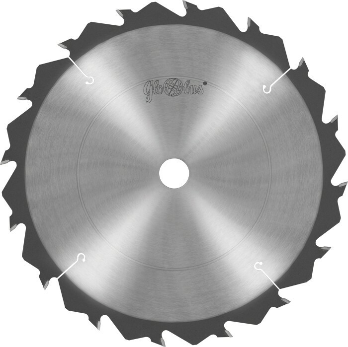 Piła HM z ogranicznikiem posuwu 0350x30x3,6/2,5/16z W12 do cięcia w