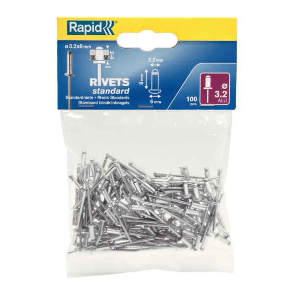 Nity 3.2x8mm Standard ALU 0.1M Bag Rapid 5000377