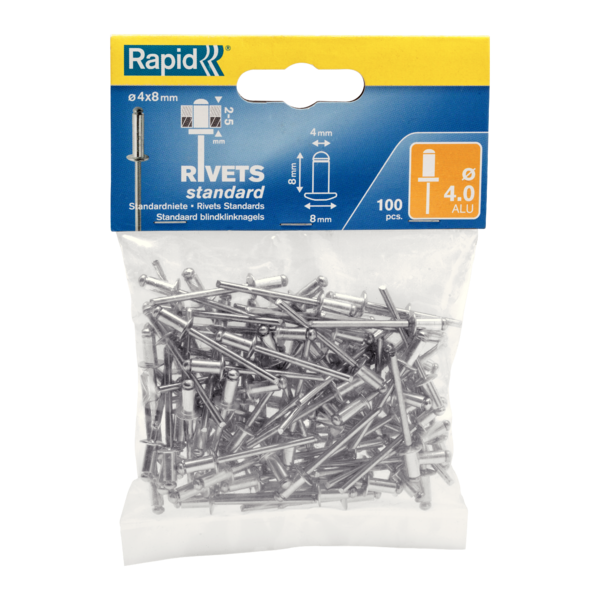 Nity 4x8mm Standard ALU 0.1 M Bag Rapid 5000378