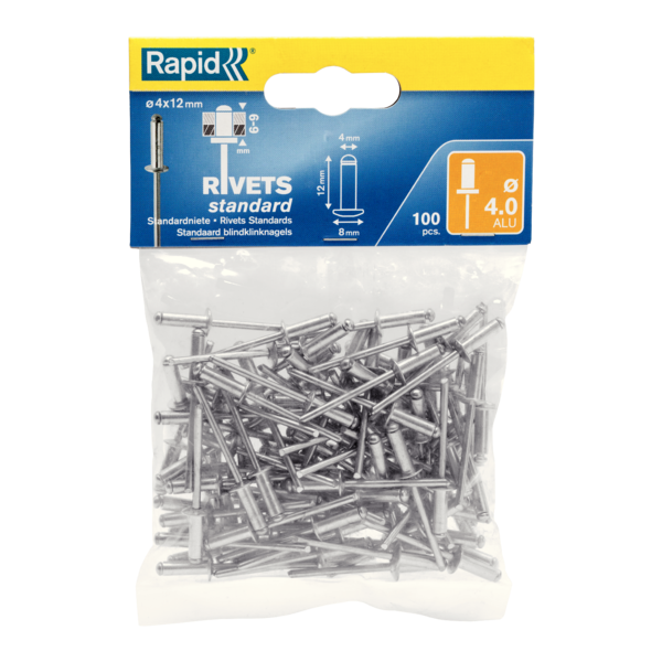 Nity 4x12mm Standard ALU 0.1M Bag Rapid 5000379