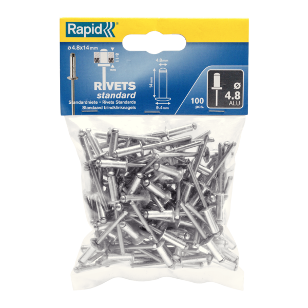 Nity 4.8x14mm Standard ALU 0.1M Bag Rapid 5000381