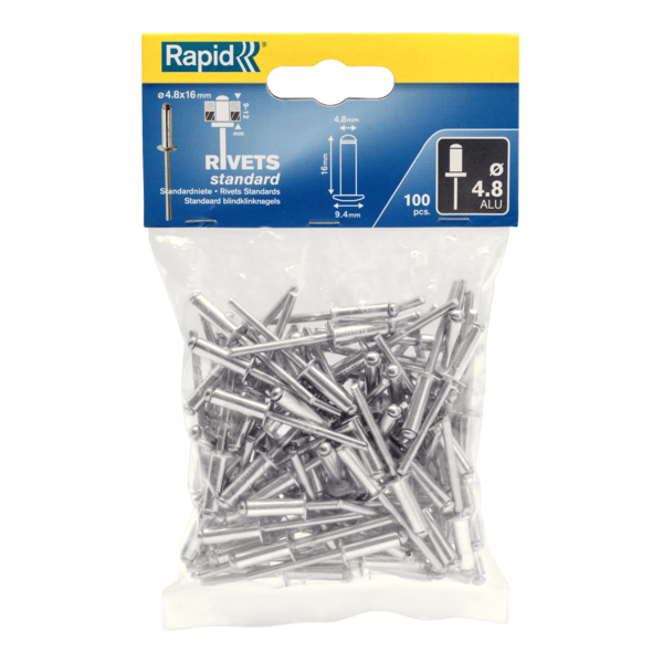 Nity 4.8x16mm Standard ALU 0.1M Bag Rapid 5000382