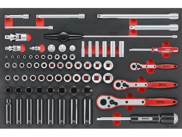 77-elementowy zestaw narzędzi nasadowych Teng Tools TTESK77
