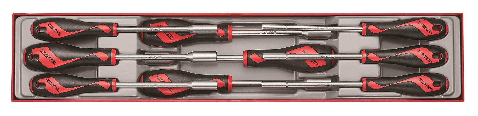 9-elementowy zestaw wkrętaków nasadowych, Teng Tools TTXND