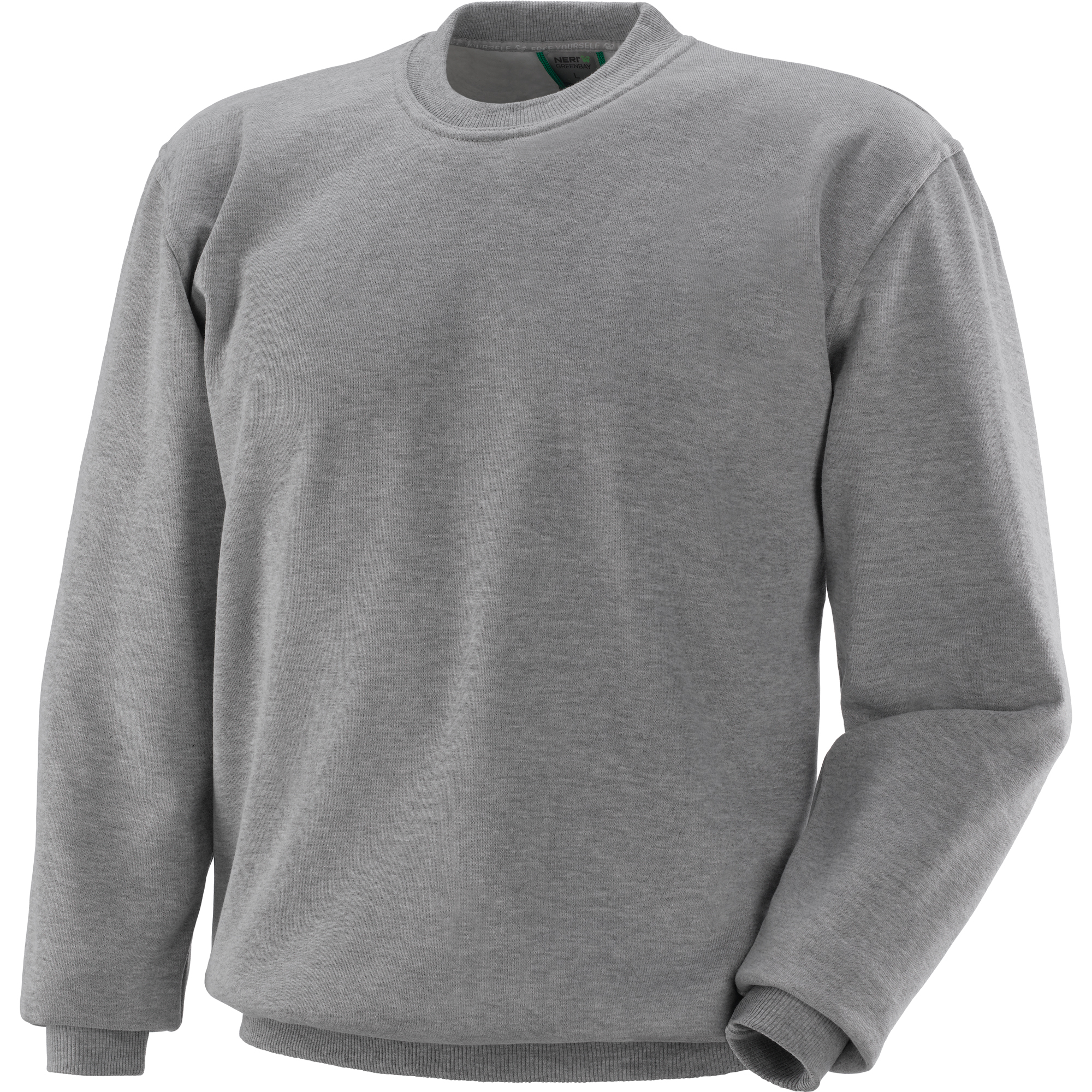 Bluza felpa z okrągłym dekoltem, 50% bawełny, 50% poliestru, gramatura 280 g/m2, kolor szary, rozmiar xl
