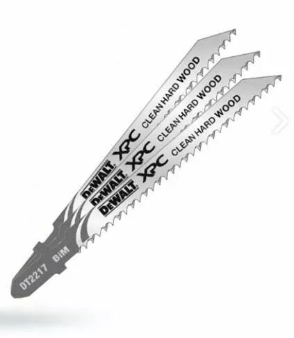 Brzeszczoty do wyrzynarek 100mm do cięcia twardego drewna 3 szt. DeWalt DT2217