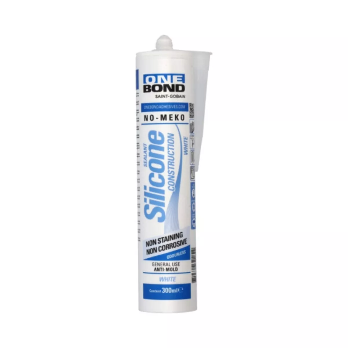 Budowlany silikon biały 300ml ONEBOND