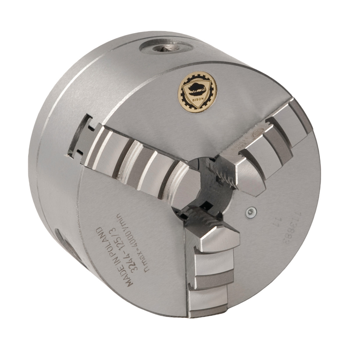 BISON uchwyt tokarski trójszczękowy mocowanie centralne odlewu Camlock Optimum Ø 160 mm Camlock DIN ISO 702-2 nr 4