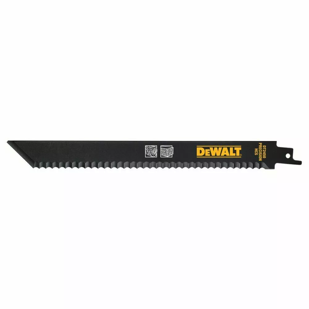 Brzeszczot do piły szablastej, o długości 225mm, 2szt. DeWALT DT2450