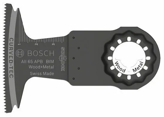 Brzeszczot do drewna i metalu BIM do cięcia wgłębnego BOSCH AII 65 APB