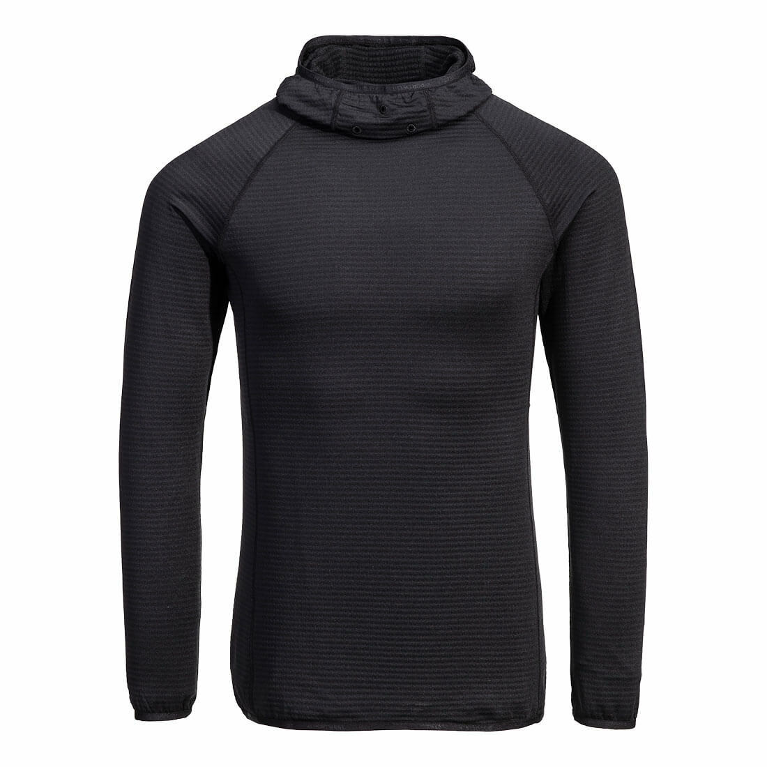 Bluza polarowa Waffle, kolor czarny, rozmiar M