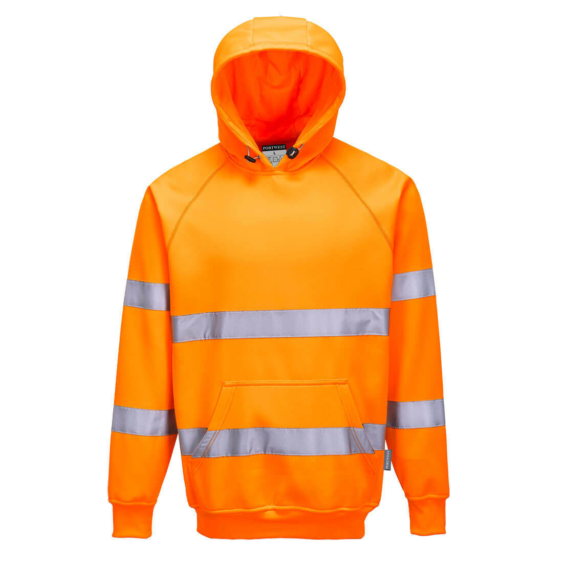 Bluza ostrzegawcza z kapturem, kolor pomarańczowy, rozmiar XL