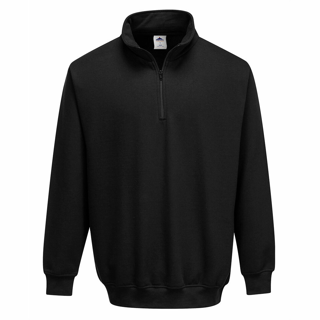 Bluza Sorrento zapinana na zamek, kolor czarny, rozmiar XXXL