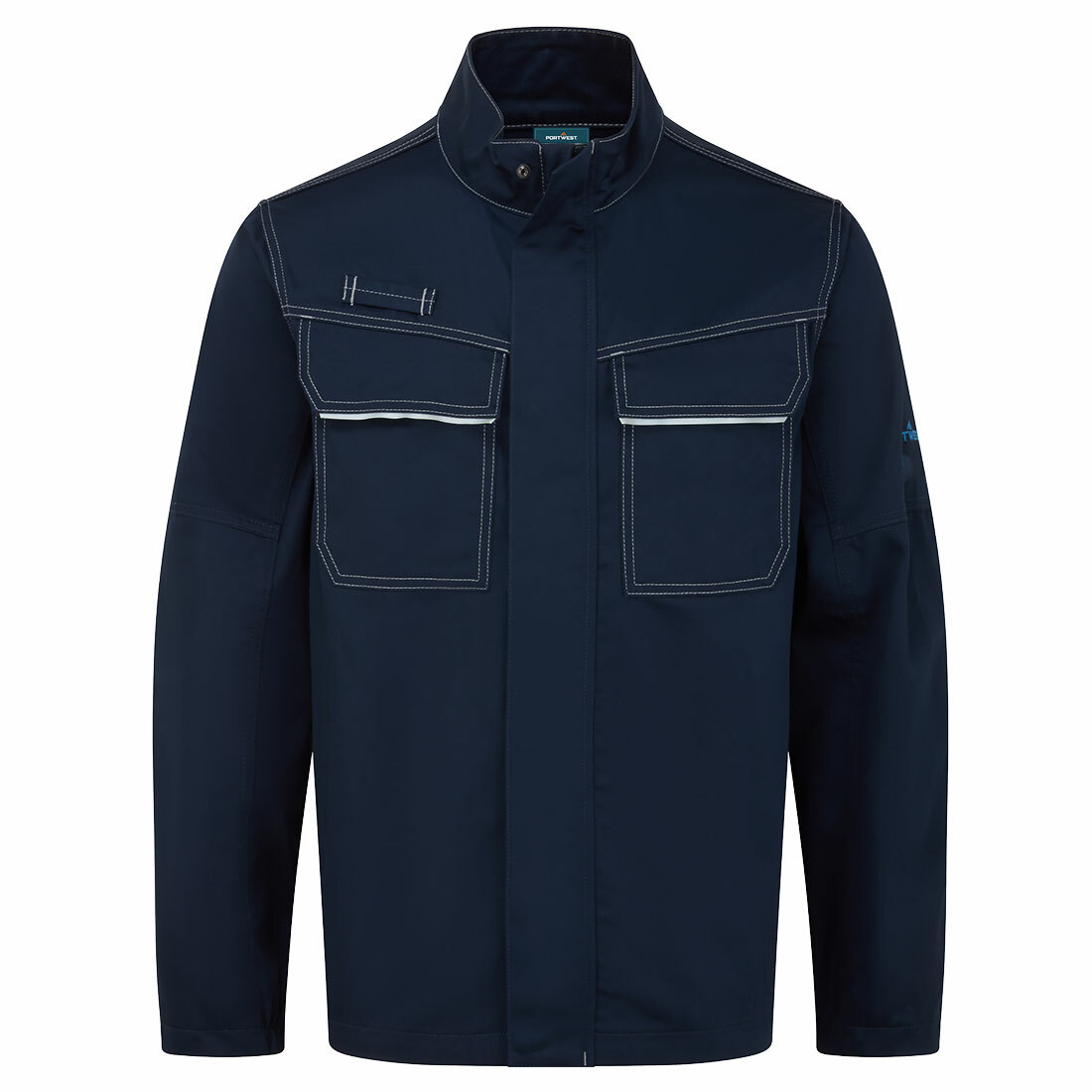 Bluza trudnopalna Bizweld Work, kolor granatowy, rozmiar XL